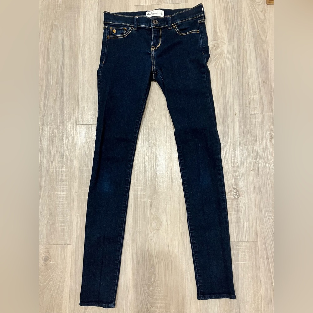 Abercrombie Kids 14 Slim Dark Wash Super Skinny Jeans Jeggings